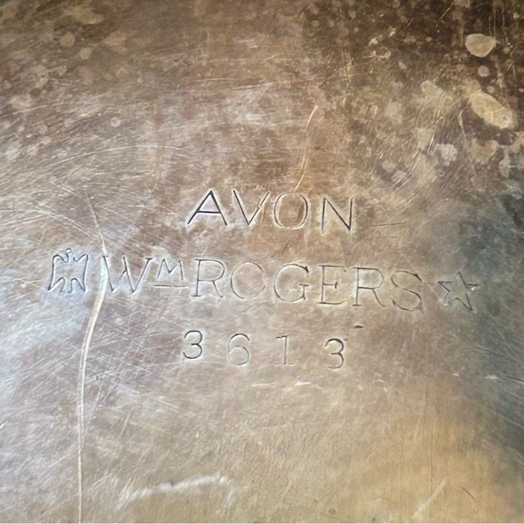 Vintage AvonW Rogers Silver plate Gravy Sauce 3613 farmhouse decor - Picture 4 of 4